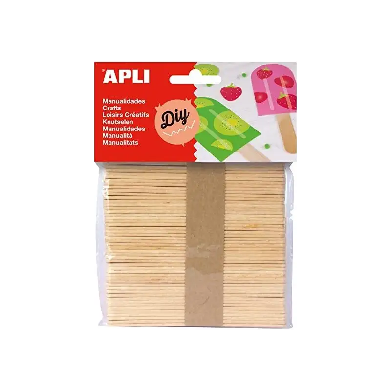 (13063) APLI PALO DE POLO 114X10MM COLOR MADERA NATURAL -50U-