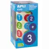 (15127) APLI ROLLO GOMETS NÚMEROS REDONDOS 20MM