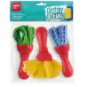 (19414) APLI PINCELES PAINT&FUN MAXI GOMA EVA Y ESPONJA PAINT & FUN C/SURTIDOS BOLSA 3 UD