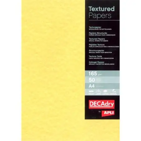 (PCL1676) APLI PAPEL PERGAMINO A4 165GR PACK 50H ORO