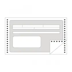 (00133) APLI FORMULARIOS RECIBO EN CONTINUO 240MMX4" 1 COPIA 1200 U