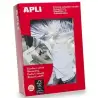 (00383) APLI ETIQUETAS COLGANTES CON HILO 7X19MM CAJA DE 1000 BLANCO