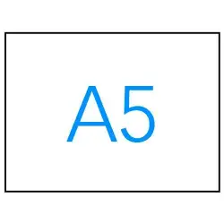 (01243) APLI ETIQUETAS ADHESIVAS 210X148MM A5 INKJET/LÁSER C/RECTOS 1 X 200H BLANCO