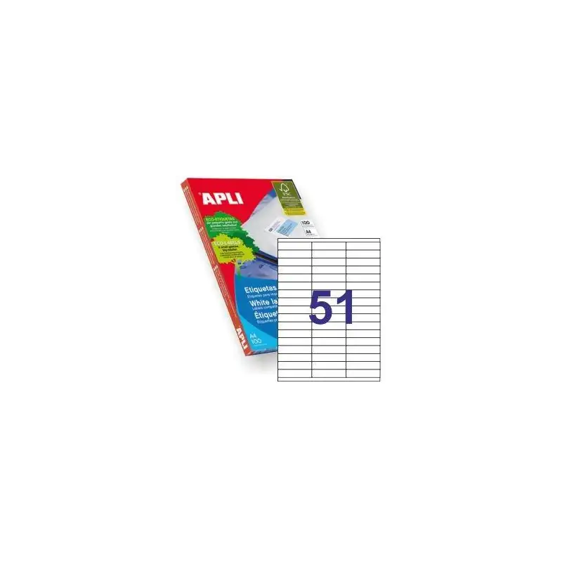(01294) APLI ETIQUETAS ADHESIVAS 70X16