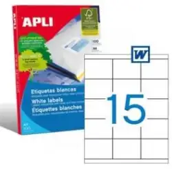 (01295) APLI ETIQUETAS ADHESIVAS 70X50