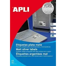 (10066) APLI ETIQUETAS ADHESIVAS METALIZADAS 45