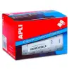 (10087) APLI ETIQUETAS REMOVIBLES PARA PRECIOS IMPRESAS "PVP" 16X22MM ESCRITURA MANUAL ROLLO DE 2520 BLANCO