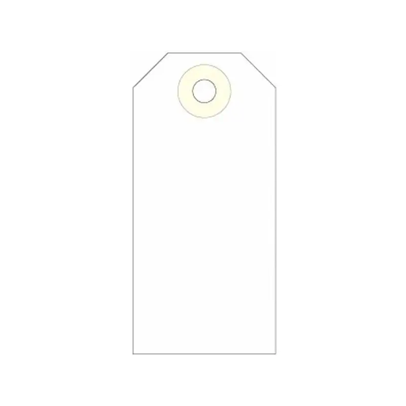 (121372) APLI ETIQUETAS COLGANTES C/ARANDELA 80X38MM CAJA DE 1000 CREMA