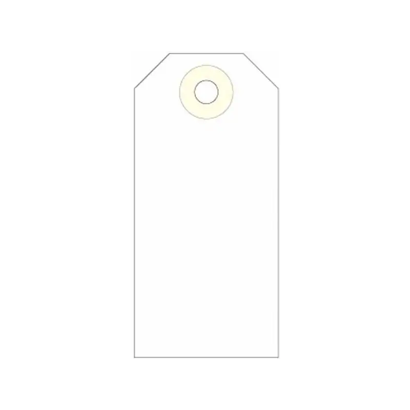 (121374) APLI ETIQUETAS COLGANTES C/ARANDELA 100X51MM CAJA DE 1000 CREMA