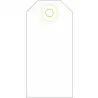 (121374) APLI ETIQUETAS COLGANTES C/ARANDELA 100X51MM CAJA DE 1000 CREMA