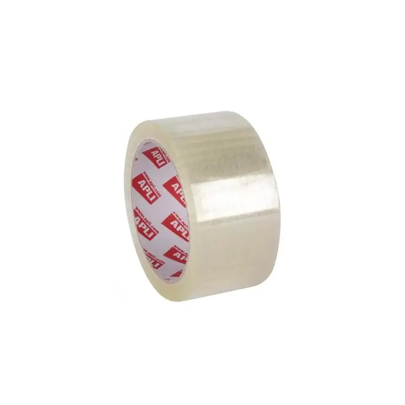 (11590) APLI PRECINTO PREMIUM SIN RUIDO PVC SOLVENTE 32 MICRAS ROLLO 48MMX66M TRANSPARENTE
