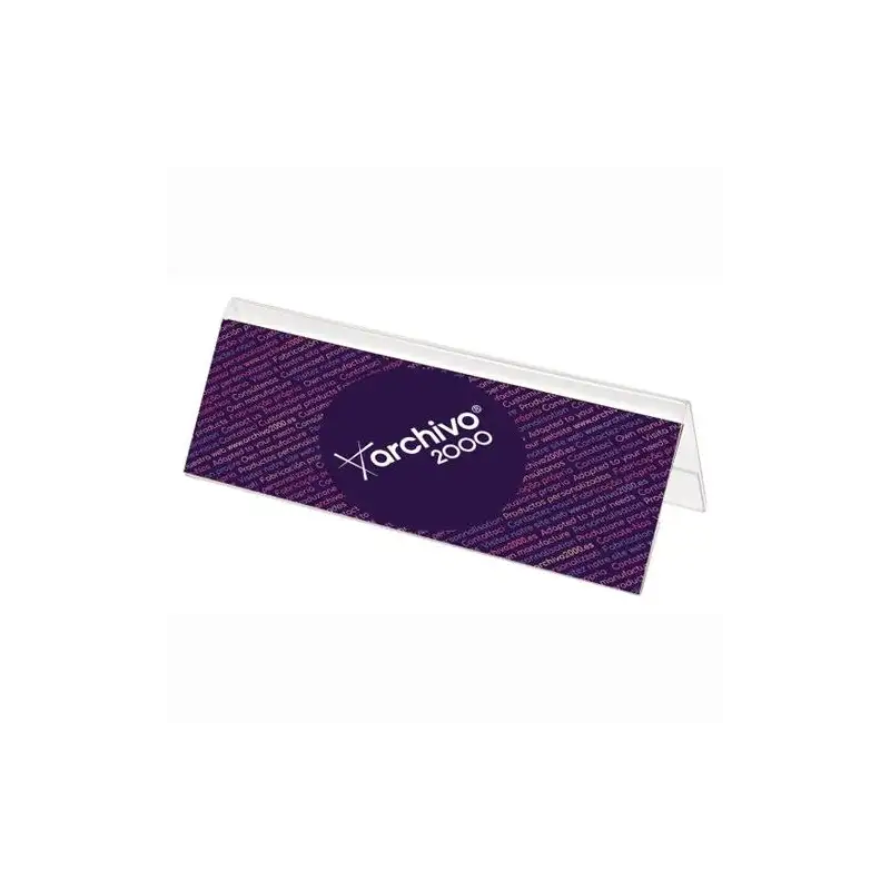 (10405 CS TP) ARCHIVO 2000 PORTANOMBRES DE SOBREMESA CON VISION DOS CARAS ANCHO DINA5 80X210X70 MM