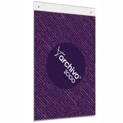 (10804 CS TP) ARCHIVO 2000 EXPOSITOR MURAL CON TALADROS DIN A4 HORIZONTAL 300X235MM CRISTAL TRANSPARENTE