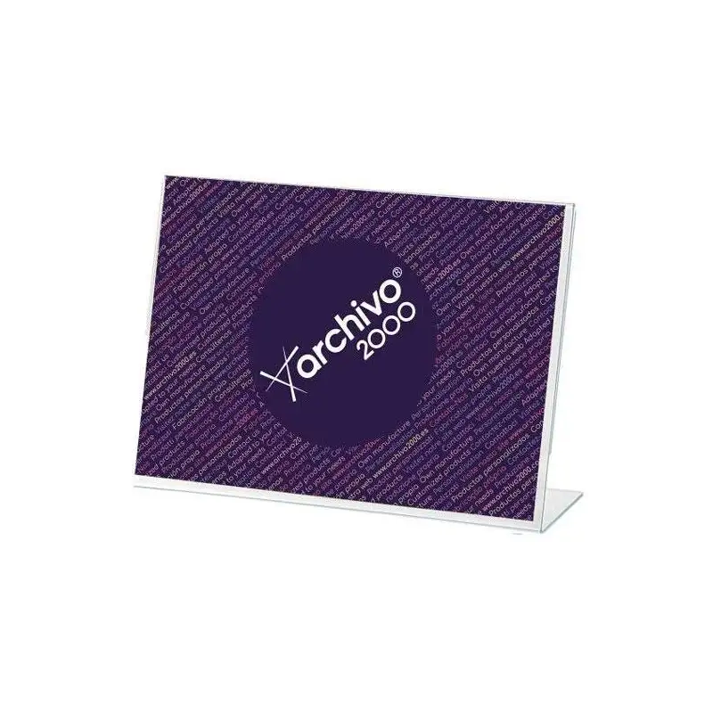 (11004 CS TP) ARCHIVO 2000 EXPOSITOR SOBREMESA EN FORMA DE L DIN A4 HORIZONTAL 65X300X215 MM