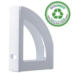 (2003 BL PS) ARCHIVO 2000 CAJETÍN ECOGREEN LOMO OLLAO 80MM 250X80X320MM RECICLADO BLANCO PASTEL