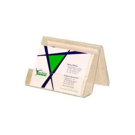 (6151 CS TP) ARCHIVO 2000 PORTATARJETAS DE SOBREMESA ARCHIVO 2000 "PREMIUM" HORIZONTAL CON 2 COMPARTIMENTOS ESPESOR 3 MM 60X9...