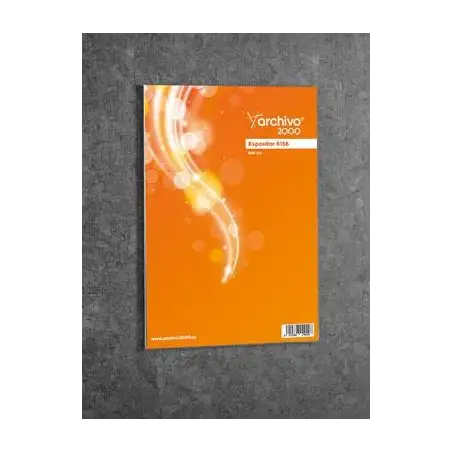 (6156 CS TP) ARCHIVO 2000 EXPOSITOR MURAL ARCHIVO 2000 "PREMIUM" CON ADHESIVO DIN A4 VERTICAL ESPESOR 3 MM 210X300 MM