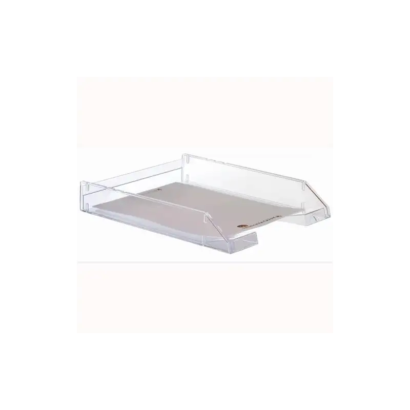 (715 CS TP) ARCHIVO 2000 BANDEJA APILABLE FONDO LISO OPCIONAL USO DE VARILLAS ELEVADORAS DIN A4 Y FOLIO 340X260X60 CRISTAL TR...