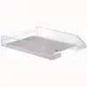 (715 CS TP) ARCHIVO 2000 BANDEJA APILABLE FONDO LISO OPCIONAL USO DE VARILLAS ELEVADORAS DIN A4 Y FOLIO 340X260X60 CRISTAL TR...