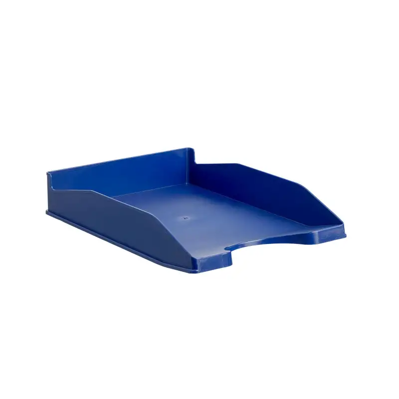 (742 AZ) ARCHIVO 2000 BANDEJA APILABLE EN 3 POSICIONES FONDO LISO DIN A4 Y FOLIO 345X255X60 MM AZUL
