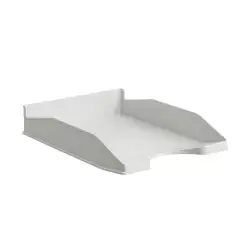 (742 GS) ARCHIVO 2000 BANDEJA APILABLE EN 3 POSICIONES FONDO LISO DIN A4 Y FOLIO 345X255X60 MM GRIS
