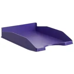 (742 ML) ARCHIVO 2000 BANDEJA APILABLE EN 3 POSICIONES FONDO LISO DIN A4 Y FOLIO 345X255X60 MM MALVA