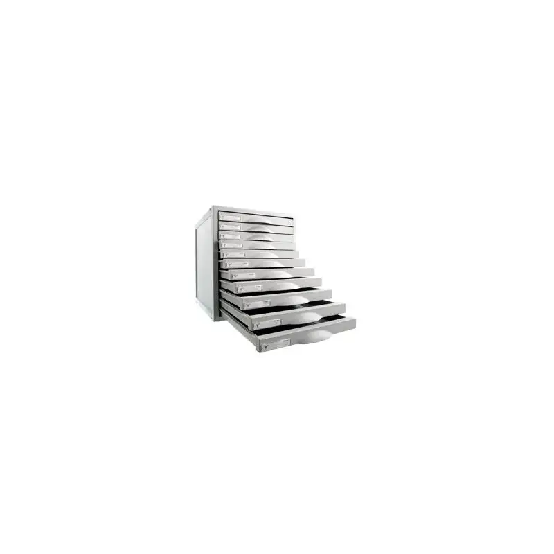 (8211C GS) ARCHIVO 2000 MÓDULO ARCHISYSTEM DE 11 CAJONES 356X316X362 MM GRIS