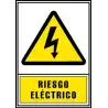 (6172-03 AM) ARCHIVO 2000 SEÑAL "RIESGO ELÉCTRICO" 210X297 PVC AMARILLO