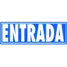 (6177-10 GS) ARCHIVO 2000 SEÑAL "ENTRADA (SIN INDICADOR)" 175X65 PVC GRIS