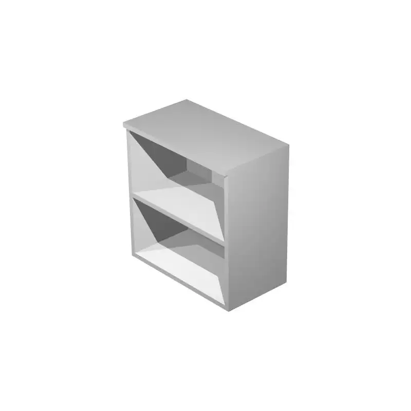 (030-9) ARTEXPORT ESTANTERÍA BAJA PRESTO ABIERTA 1 ESTANTE 22MM REGULABLE CON TRASERA GRIS