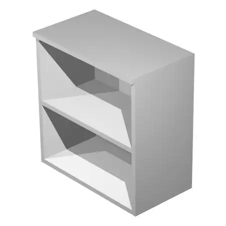 (030-9) ARTEXPORT ESTANTERÍA BAJA PRESTO ABIERTA 1 ESTANTE 22MM REGULABLE CON TRASERA GRIS