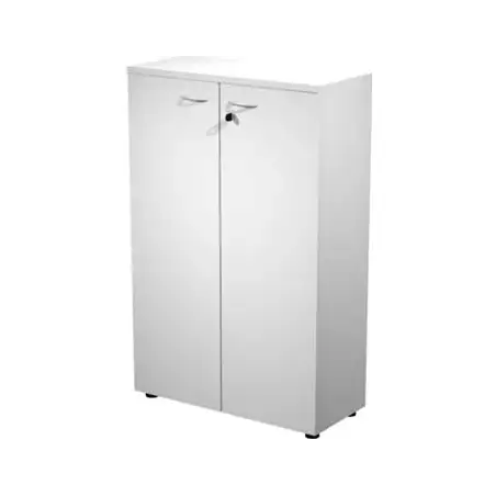 (035PM-3) ARTEXPORT ARMARIO MEDIO PRESTO CON PUERTAS 2 ESTANTES 22MM REGULABLES CON TRASERA BLANCO