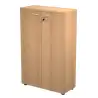 (035PM-6) ARTEXPORT ARMARIO MEDIO PRESTO CON PUERTAS 2 ESTANTES 22MM REGULABLES CON TRASERA HAYA