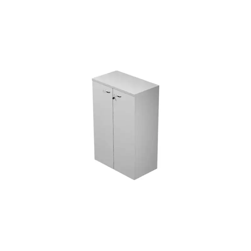 (035PM-9) ARTEXPORT ARMARIO MEDIO PRESTO CON PUERTAS 2 ESTANTES 22MM REGULABLES CON TRASERA GRIS