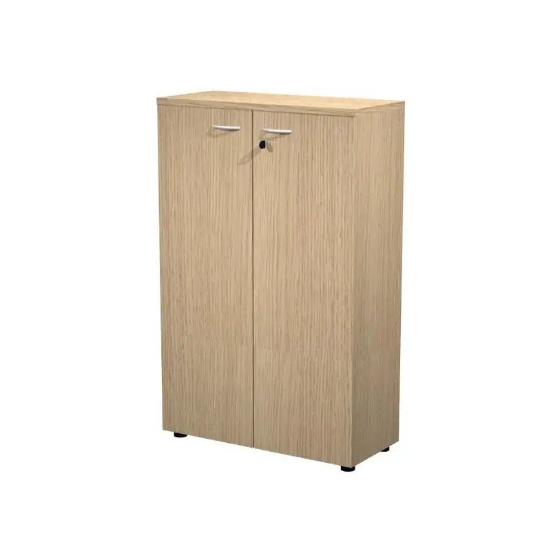 (035PM-C) ARTEXPORT ARMARIO MEDIO PRESTO CON PUERTAS 2 ESTANTES 22MM REGULABLES CON TRASERA ROBLE