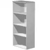 (038-9+039-9) ARTEXPORT ESTANTERÍA ALTA PRESTO ABIERTA 3 ESTANTES 22MM CON TRASERA GRIS