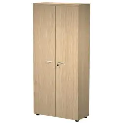 (038+39PM-C) ARTEXPORT ARMARIO ALTO PRESTO CON PUERTAS 3 ESTANTES 22MM CON TRASERA ROBLE