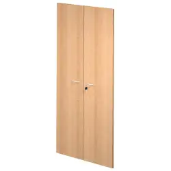 (60075M-6) ARTEXPORT PAREJA DE PUERTAS PARA ESTANTERÍA ALTA PRESTO 18MM CON CERRADURA HAYA