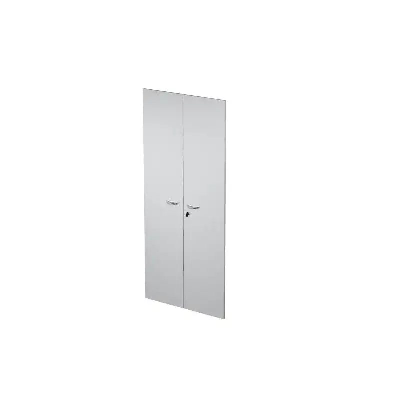 (60075M-9) ARTEXPORT PAREJA DE PUERTAS PARA ESTANTERÍA ALTA PRESTO 18MM CON CERRADURA GRIS
