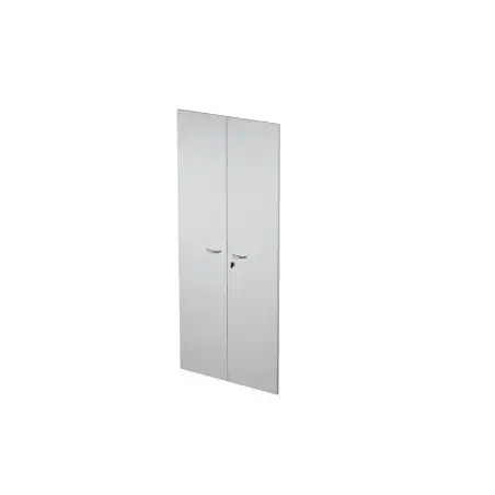 (60075M-9) ARTEXPORT PAREJA DE PUERTAS PARA ESTANTERÍA ALTA PRESTO 18MM CON CERRADURA GRIS