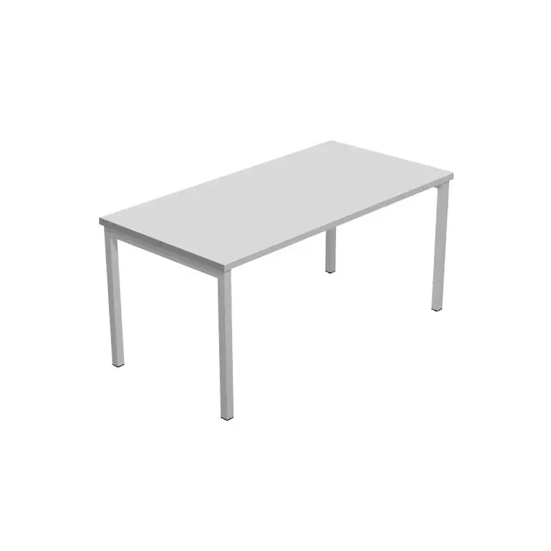 (66003-9+86711N+86308) ARTEXPORT MESA ESCRITORIO VENERE 160 CON 4 PATAS DE METAL 40X40MM TABLERO 22MM GRIS