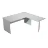 (ML003P-GR) ARTEXPORT MESA ESCRITORIO PRESTO PATAS PANEL LATERAL 160 + ALA LATERAL 79X60 GRIS