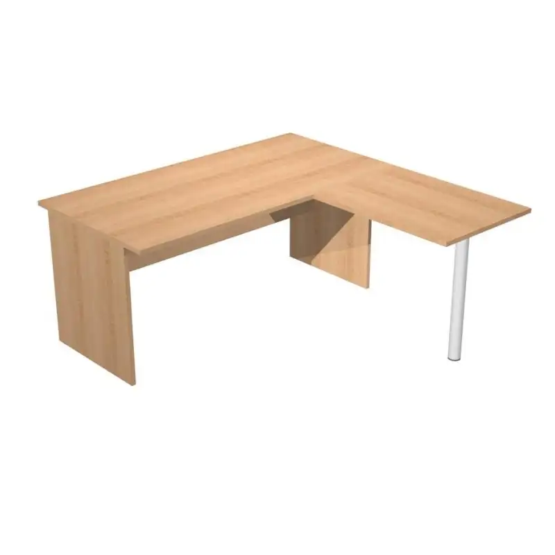 (ML003P-HA) ARTEXPORT MESA ESCRITORIO PRESTO PATAS PANEL LATERAL 160 + ALA LATERAL 79X60 HAYA