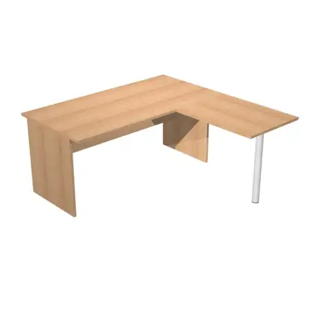 (ML003P-HA) ARTEXPORT MESA ESCRITORIO PRESTO PATAS PANEL LATERAL 160 + ALA LATERAL 79X60 HAYA