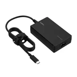 (INC016VFBK) BELKIN CARGADOR UNIVERSAL PARA PORTATIL GAN 100W CABLE USB-C 2.5 METROS NEGRO