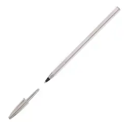 (921339/526280) BIC BOLÍGRAFO CRISTAL SHINE SILVER NEGRO CAJA 20 UD
