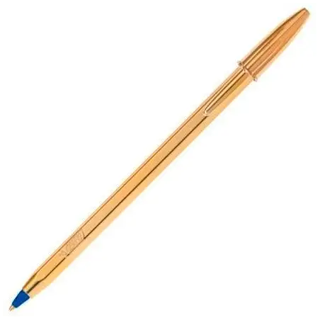 (9213401) BIC BOLÍGRAFO CRISTAL SHINE GOLD AZUL CAJA 20 UD