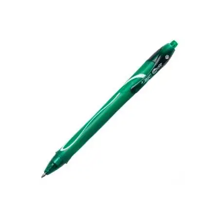 (964771) BIC BOLÍGRAFO TINTA DE GEL RETRÁCTIL GEL-OCITY QUICK DRY VERDE