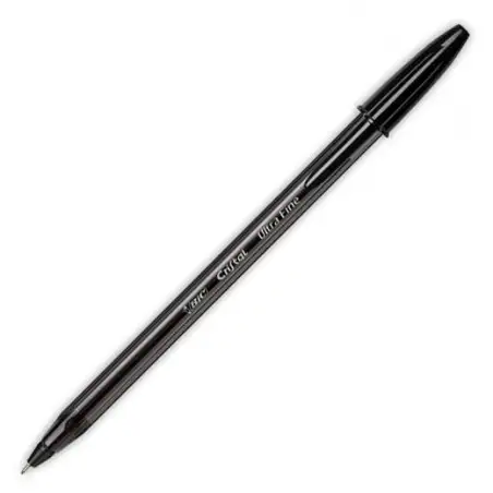 (992603) BIC CRISTAL BOLÍGRAFO EXACT ULTRA FINE NEGRO CAJA 20 UD