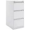 (1633A-BA5) BISLEY ARCHIVADOR METÁLICO BS1633 PREMIUM 3 CAJONES FOLIO CARPETAS COLGANTES MULTIFORMATO FONDO 62CM BLANCO